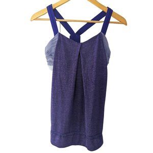 Lululemon | Women's Purple Tank Top with Built-In Bra | Size Small